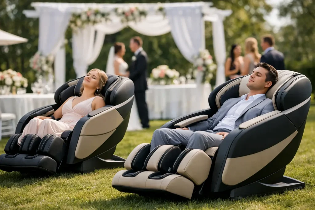 Massage Chair Rental for Weddings That Guests Love
